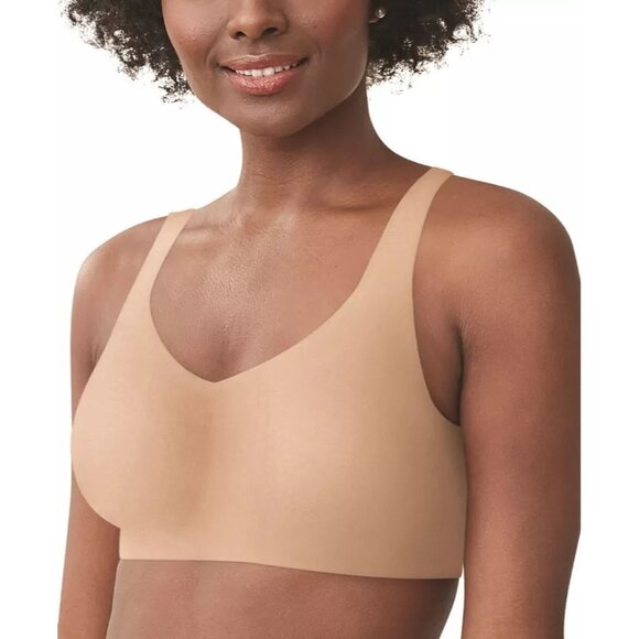 NWT Bali Comfort Revolution Easylite Back Close Wireless Bra Sz XL Nude DF3496 - Picture 1 of 7